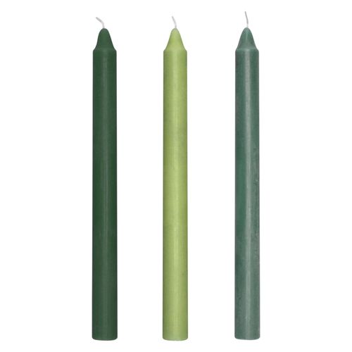 Set 3 Velas Dinner Color