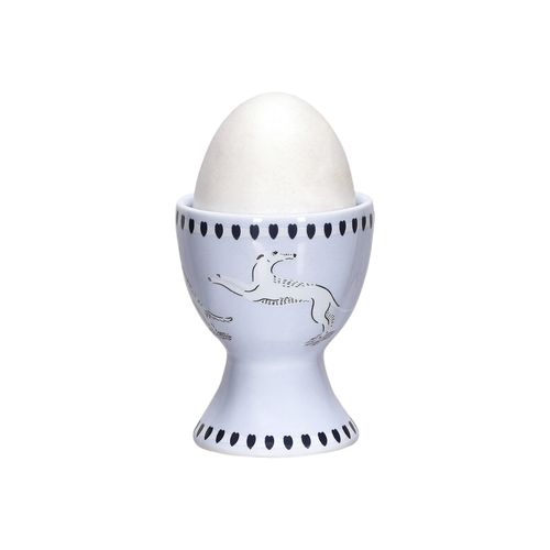 Copa Huevo con Diseño de Cerámica