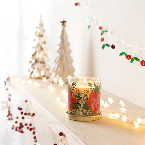 Vela Decal Navidad Vidrio