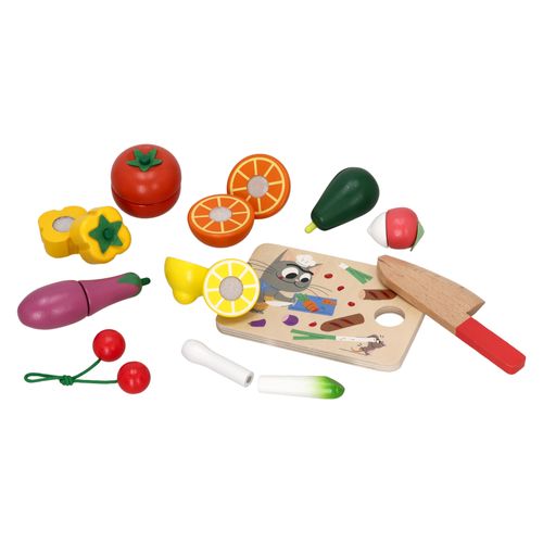 Balde Frutas y Verduras de Madera