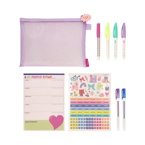 Set Planificador con Estuche