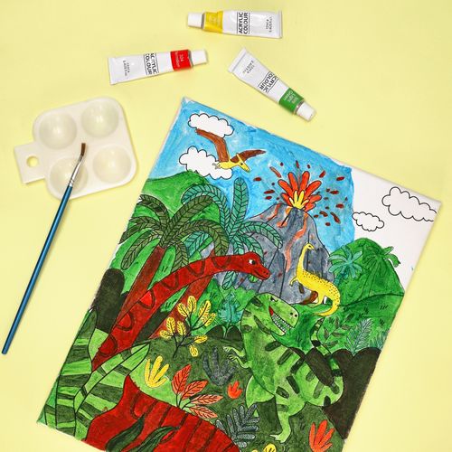 Set Bastidor con Pinturas y Diseño