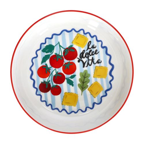 Plato Pasta con Diseño