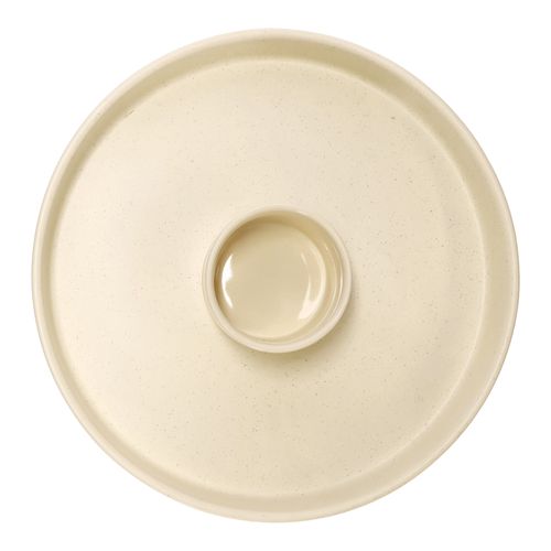 Set Plato y Salsero de Cerámica