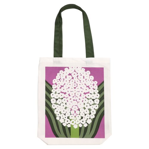 Bolso con estampado de tela