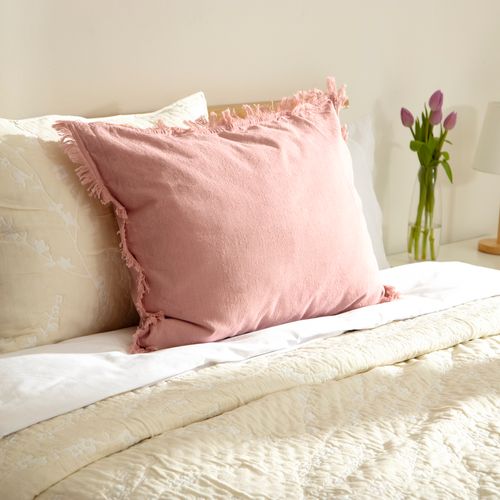 Funda Almohadón con Bordes de Lino