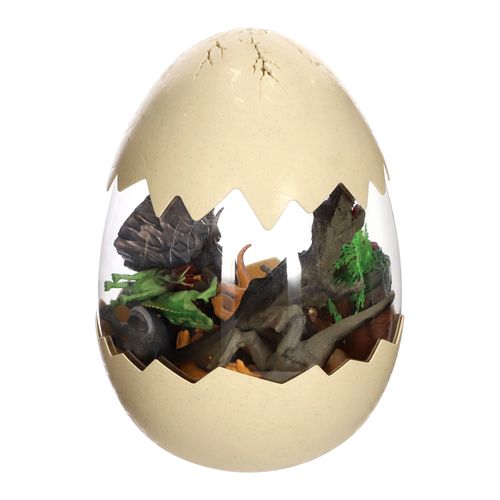 Huevo de Dinosaurio con 24 Juguetes