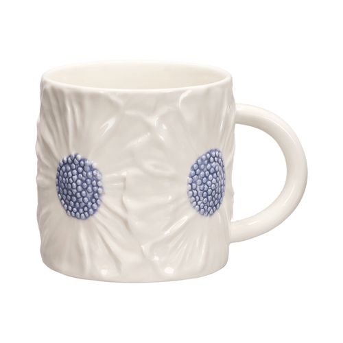 Mug con Diseño Flor de Cerámica