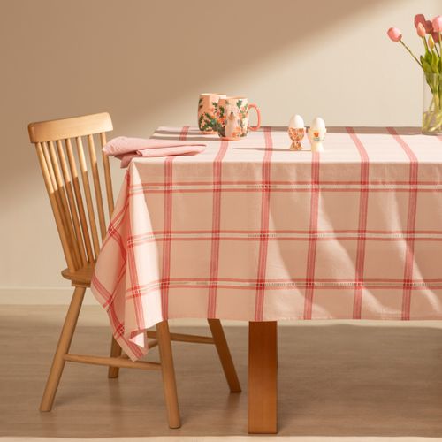 Mantel a Cuadros Tejido