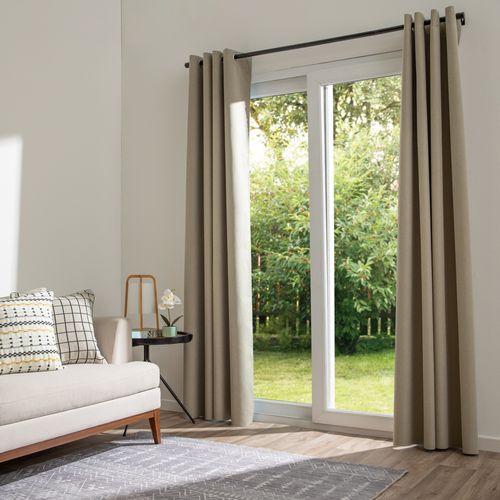 Set 2 Cortinas Blackout con Ojetillos