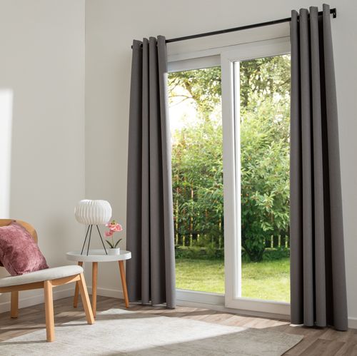 Set 2 Cortinas Blackout con Ojetillos