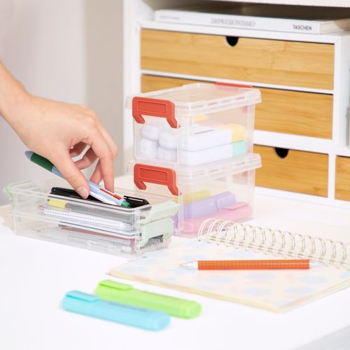 Set 2 Mini Cajas Plásticas