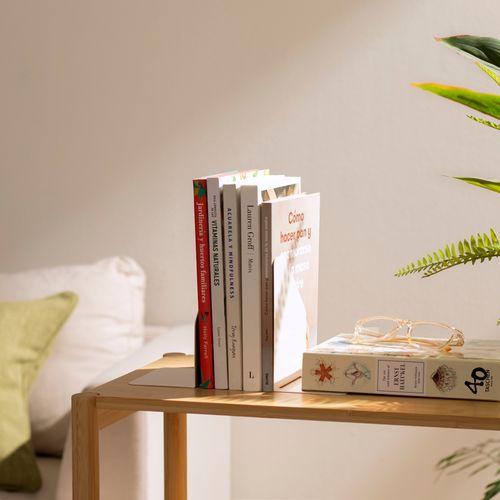 Set 2 Soportes Metálicos para Libros