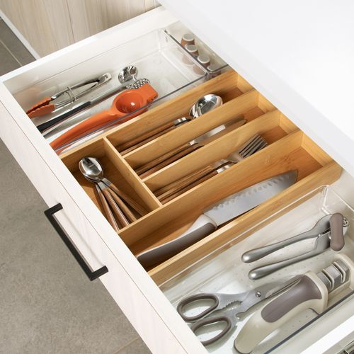 Organizador de Cubiertos Bambú