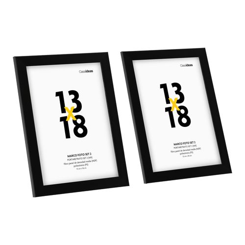 Set 2 Marcos de Foto Plástico PS