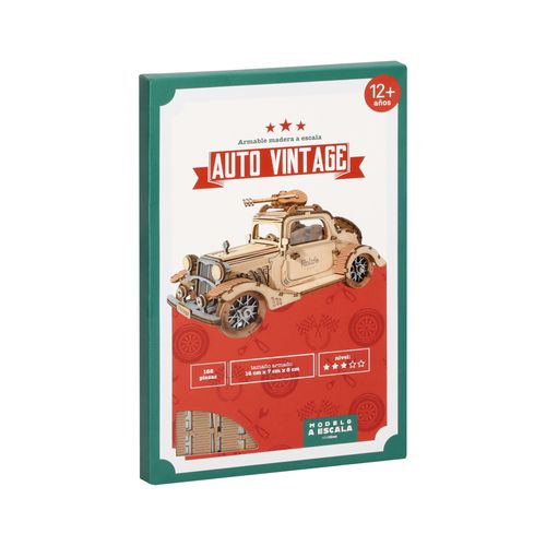 Armable Vehículo Retro Madera
