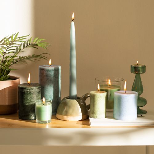 Set 30 Tealights de Color Te Verde