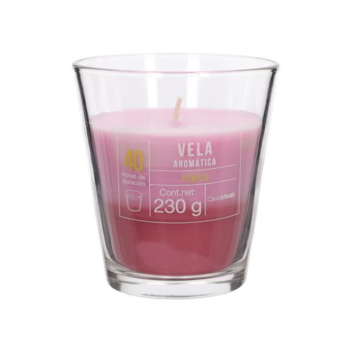 Vela 2 Colores de Pomelo de Vidrio