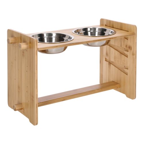 Alzador Plato de Comida En Madera