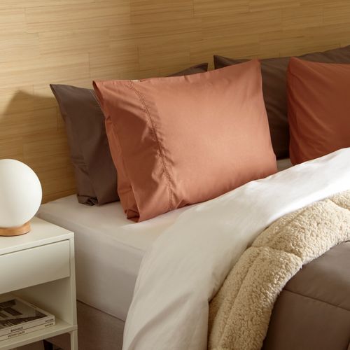 Funda de almohada lisa 144 hilos