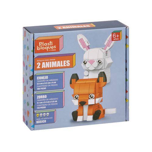 Set 2 Armables minibloques de animales