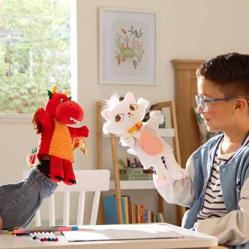 Títere de personaje dragon