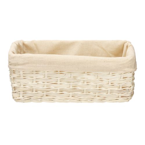 Canasto de ratan con forro