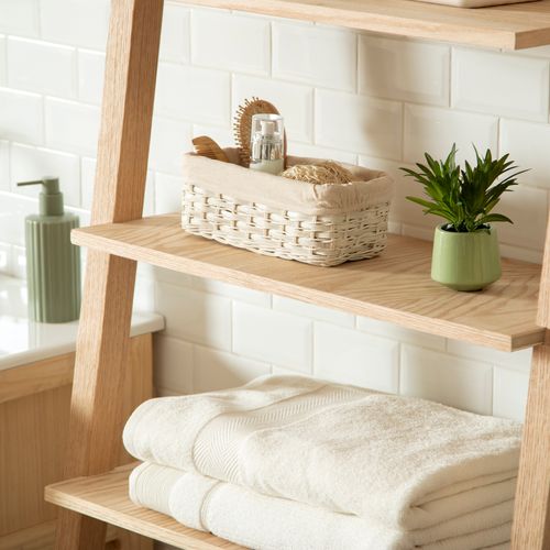 Canasto de ratan con forro