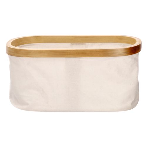 Canasto de poliester y bambú