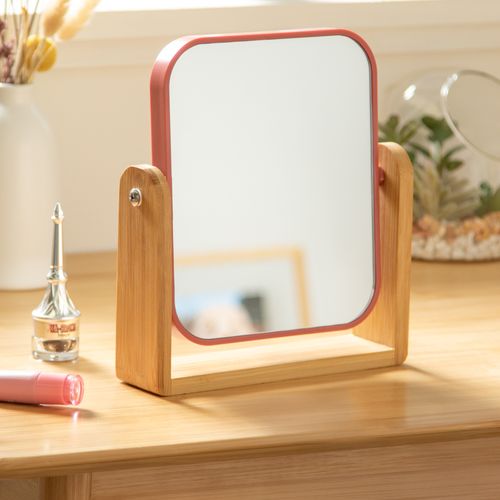 Espejo de mesa bambú