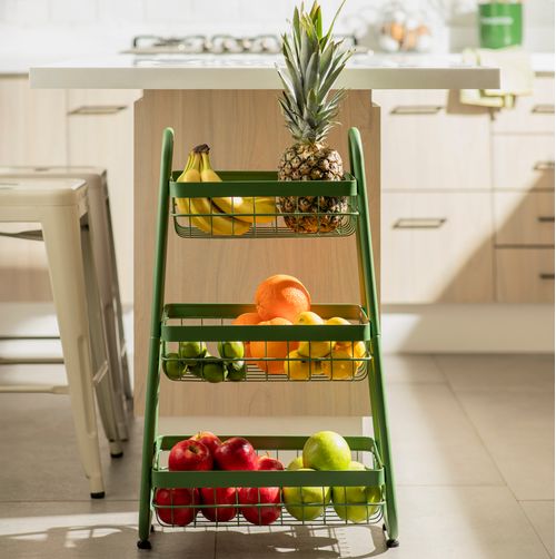 Verdulero 3 niveles piramide de metal