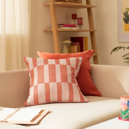 Funda de Cojín Tejido Algodón