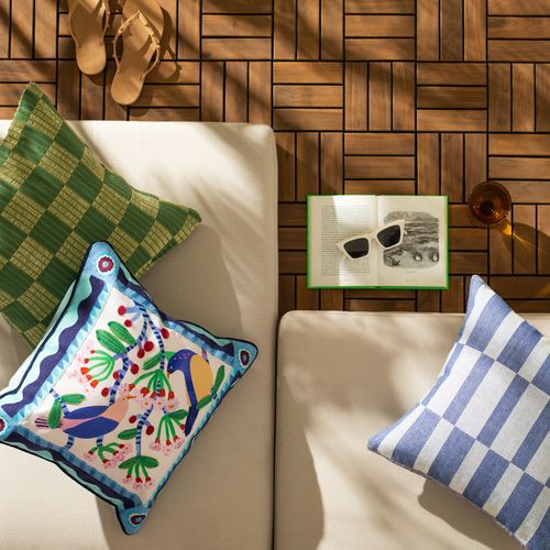 Funda de Cojín Hilado Algodón