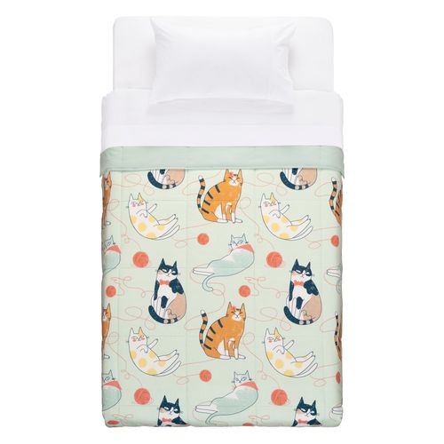 Cobertor con Estampado Infantil Microfibra