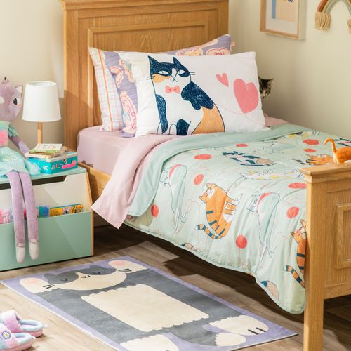 Cobertor con Estampado Infantil Microfibra