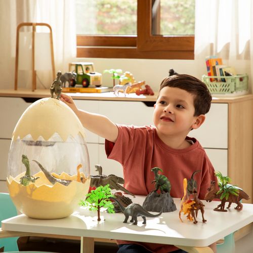 Huevo de Dinosaurio con 24 Juguetes