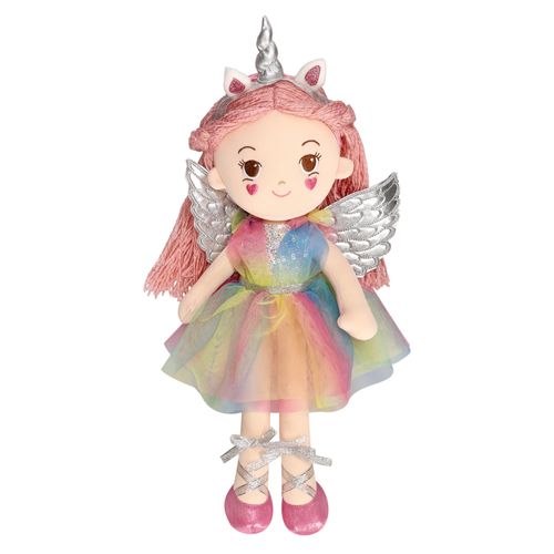 Muñeca Fantasía Unicornio Textil