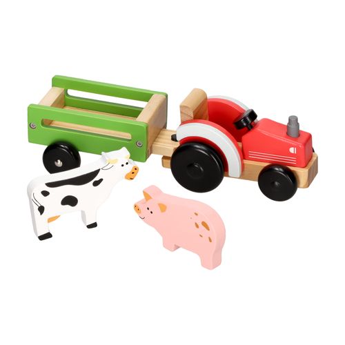 Set Tractor de Madera