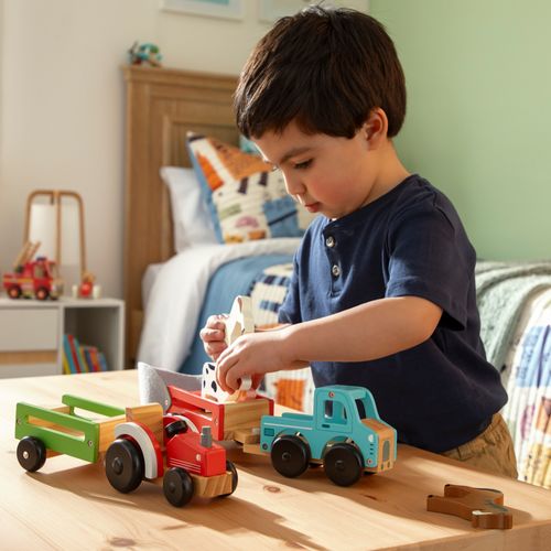 Set Tractor de Madera