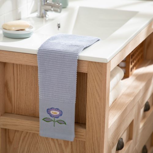 Toalla Visita con Detalle Bordadas