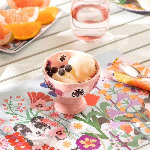 Copa Helado con Diseño Cerámica