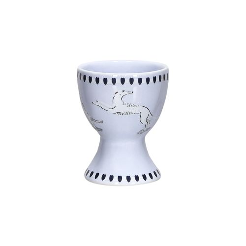 Copa Huevo con Diseño de Cerámica