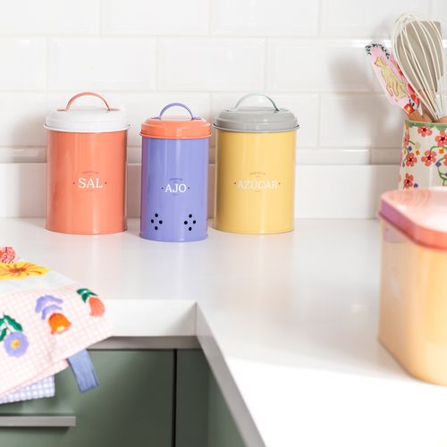 Canister para Sal Enlozado