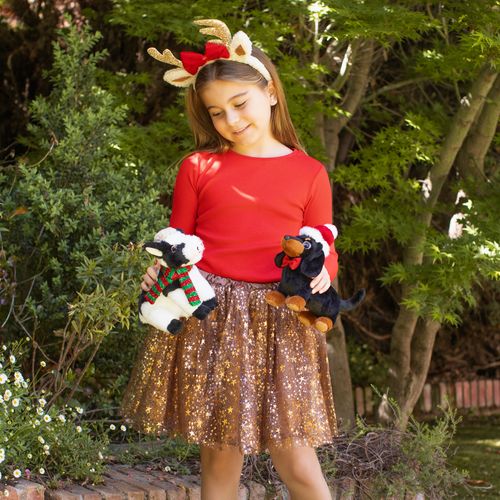 Peluche de Vaca Navidad