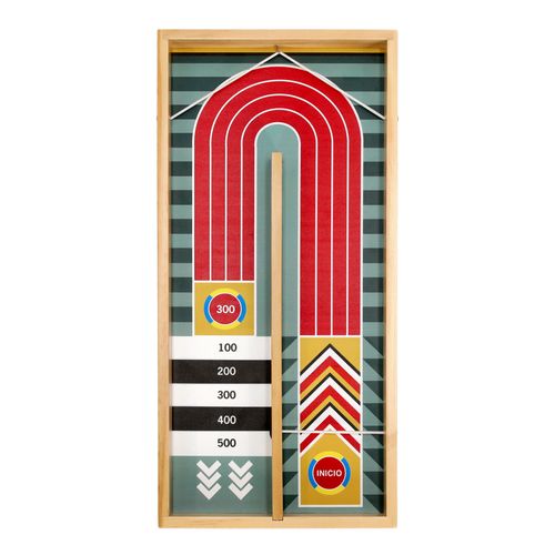 Juego lanza Discos de Madera