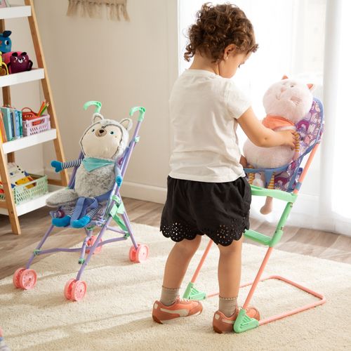 Coche con Paraguas para Muñeca