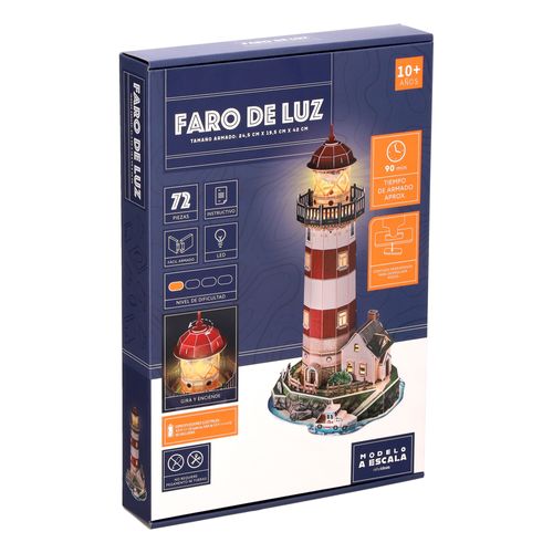 Modelo Armable a Escala Faro de Luz