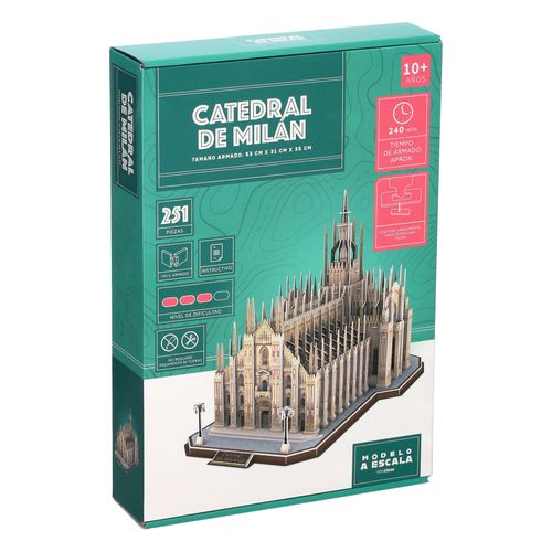 Modelo Armable a Escala Catedral de Milán