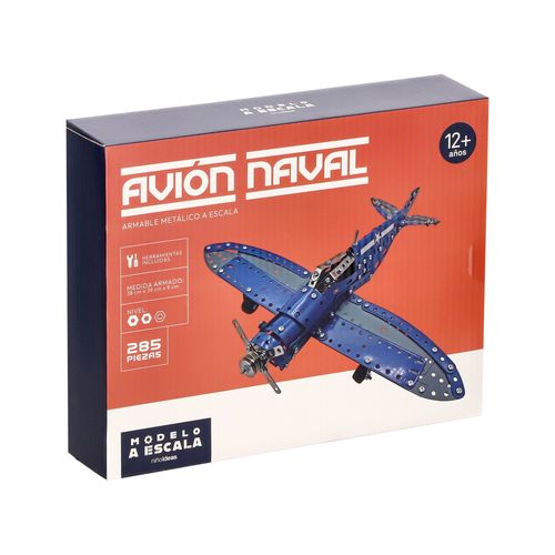 Modelo Armable a Escala Avión Naval Metálico
