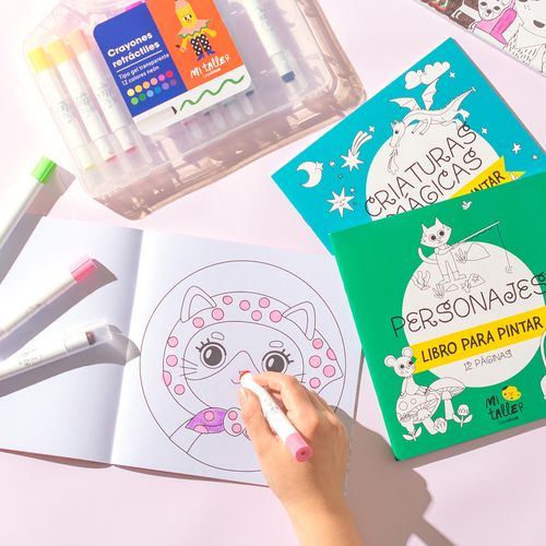 Crayones Retráctiles Gel Neón